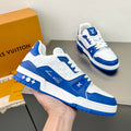 TRAINER BLUE AND WHITE
